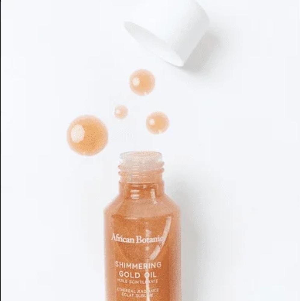 NWT African Botanicals Shimmering Gold Oil - Picture 2 of 12